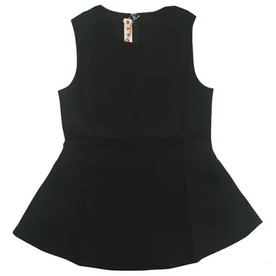 Pre-owned Marni Black Linen Tops