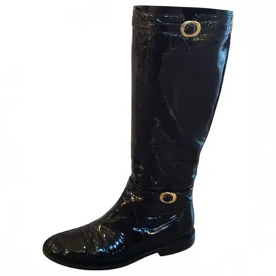 Pre-owned Jimmy Choo Boots In Black