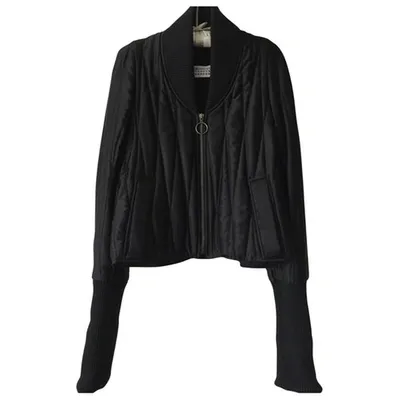 Pre-owned Maison Margiela Grand Prix 99 Black Sequined Bomber