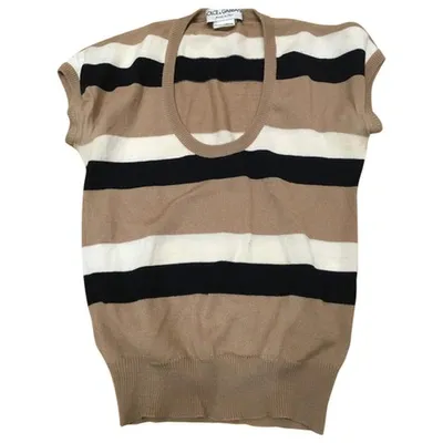 Pre-owned Dolce & Gabbana Dolce Gabbana Knit Jumper In Camel