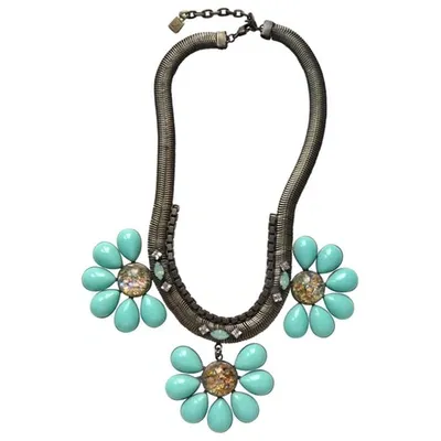 Pre-owned Dannijo Necklace In Blue