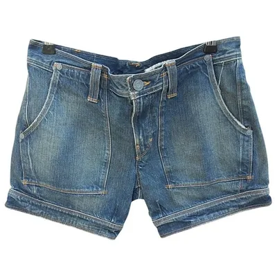 Pre-owned Levi's Mini-shorts In Blue