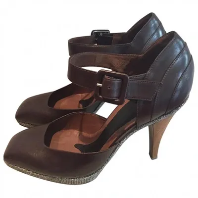 Pre-owned Marni Brown Leather Heels