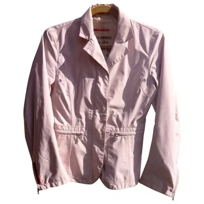 Pre-owned Prada Jacket In Pink