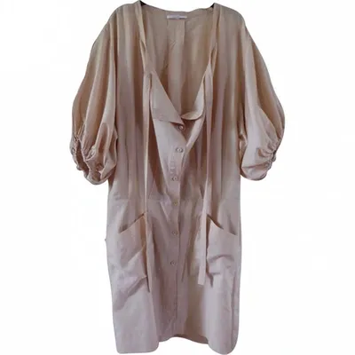 Pre-owned Vanessa Bruno Dress In Beige