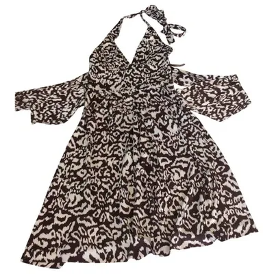 Pre-owned Diane Von Furstenberg Silk Mid-length Dress In Other