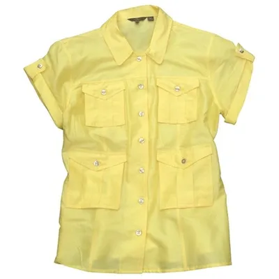 Pre-owned Mulberry Blouse In Yellow