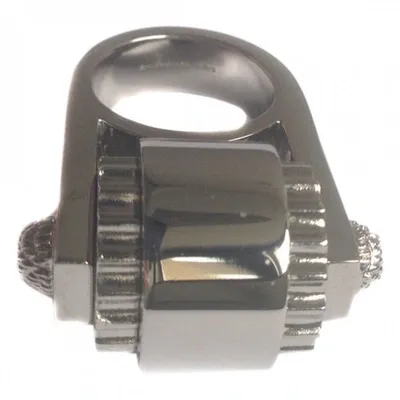 Pre-owned Balenciaga Silver Metal Ring