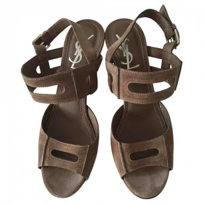 Pre-owned Saint Laurent Sandals In Other