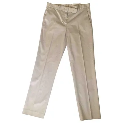 Pre-owned Jil Sander Straight Pants In Grey