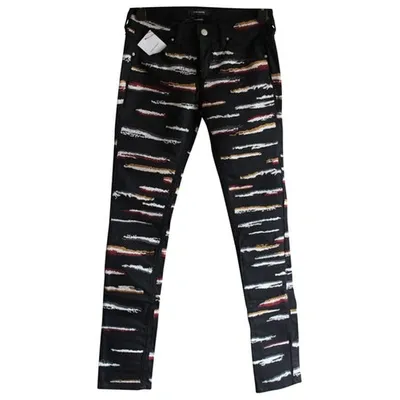 Pre-owned Isabel Marant Slim Jeans In Black