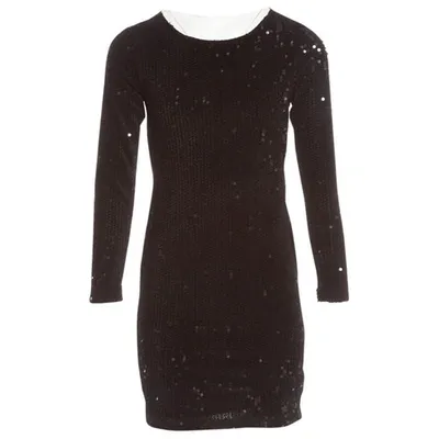 Pre-owned Alice And Olivia Mid-length Dress In Black