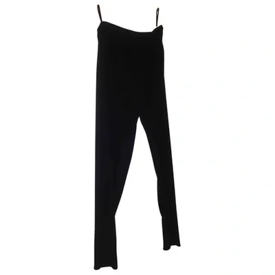 Pre-owned Vionnet Carot Pants In Black