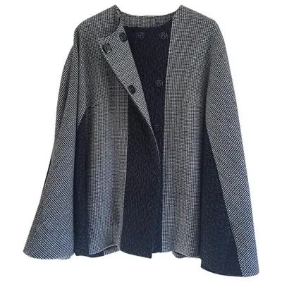 Pre-owned Dolce & Gabbana Wool Coat In Grey