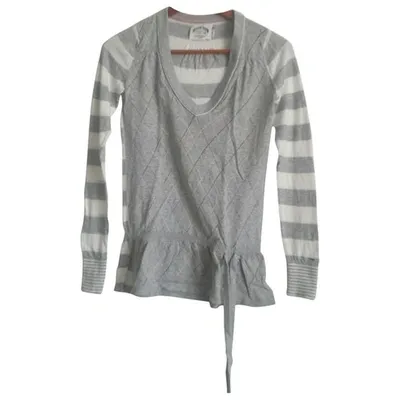 Pre-owned Tommy Hilfiger Jumper In Grey