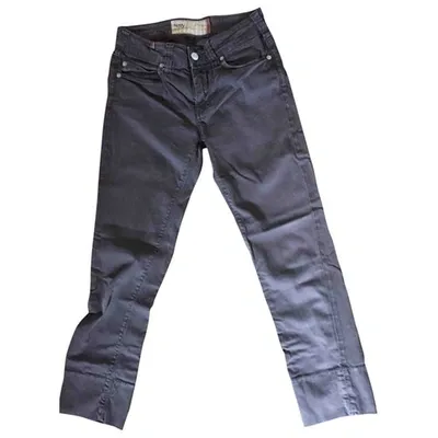 Pre-owned Notify Straight Jeans In Brown