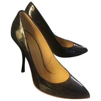 Pre-owned Giuseppe Zanotti Patent Leather Heels In Black