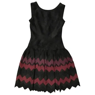 Pre-owned Alaïa Dress In Black