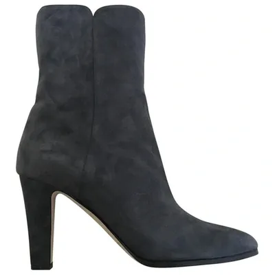 Pre-owned Jimmy Choo Ankle Boots In Grey