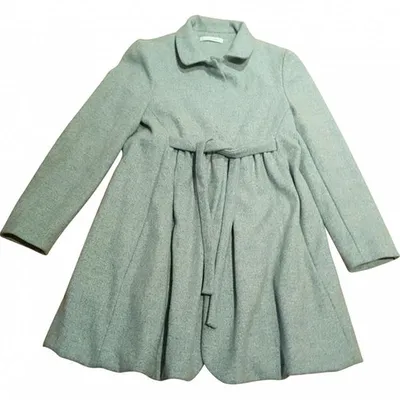 Pre-owned Masscob Wool Coat In Grey