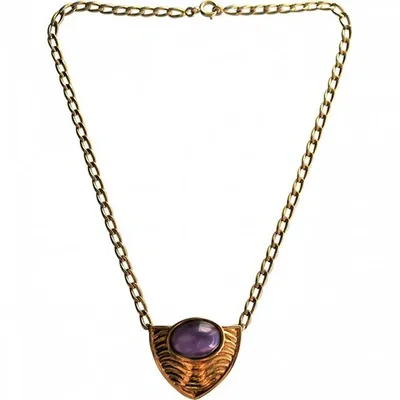 Pre-owned Lanvin Necklace In Gold