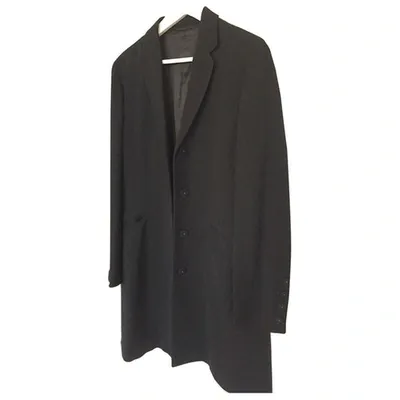 Pre-owned Paul Smith Wool Coat In Black