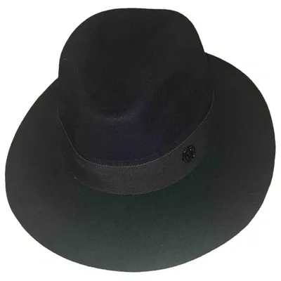 Pre-owned Maison Michel Hat In Navy