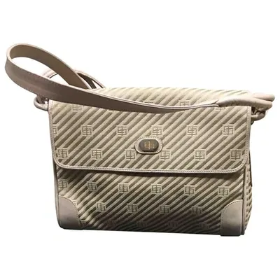 Pre-owned Emilio Pucci Cloth Satchel In Beige