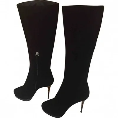 Pre-owned Giuseppe Zanotti Boots In Black