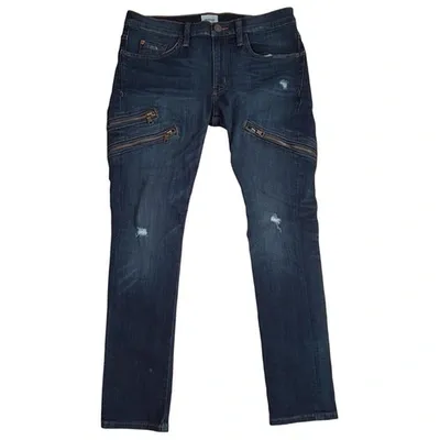 Pre-owned Hudson Blue Cotton - Elasthane Jeans