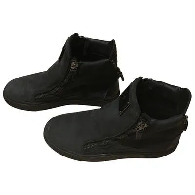 Pre-owned Giuseppe Zanotti Trainers In Black