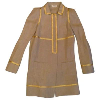 Pre-owned Sonia By Sonia Rykiel Linen Jacket In Beige