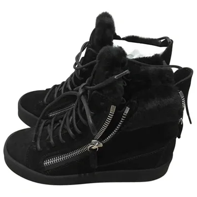 Pre-owned Giuseppe Zanotti Trainers In Black