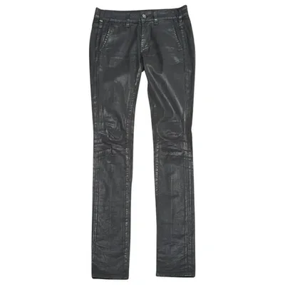 Pre-owned Vanessa Bruno Slim Jeans In Black