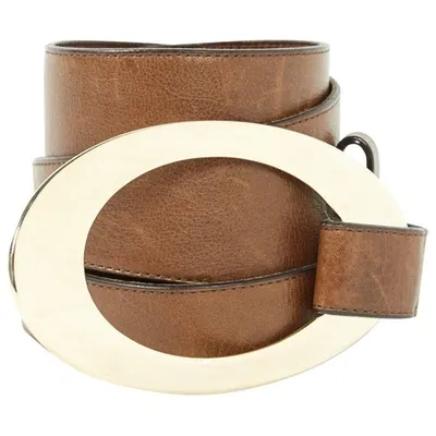 Pre-owned Marni Leather Belt In Brown