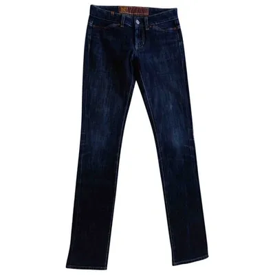 Pre-owned Notify Straight Jeans In Blue