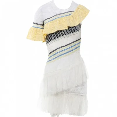 Pre-owned Peter Pilotto Maxi Dress In White