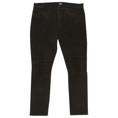 Pre-owned Hudson Slim Jeans In Black