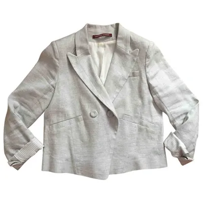 Pre-owned Comptoir Des Cotonniers Short Vest In Grey