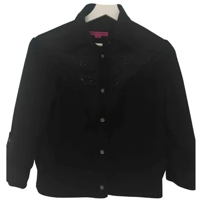 Pre-owned Matthew Williamson Black Polyester Top