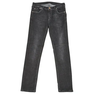 Pre-owned Victoria Beckham Slim Jeans In Black