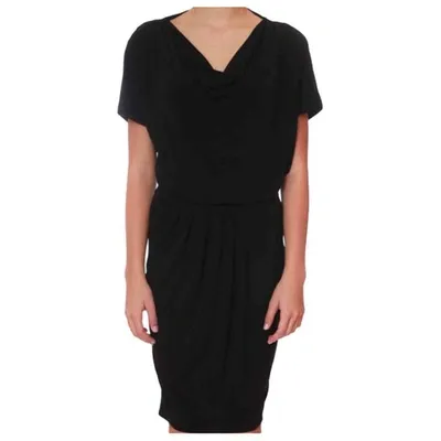 Pre-owned Valentino Mid-length Dress In Black