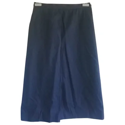 Pre-owned Gucci Mid-length Skirt In Blue