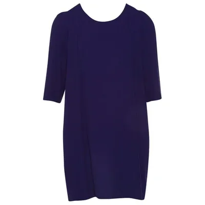 Pre-owned Chloé Mini Dress In Purple