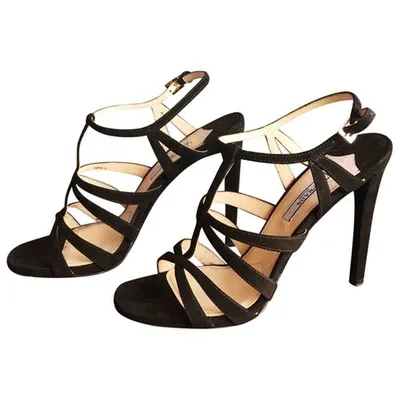 Pre-owned Prada Sandals In Black