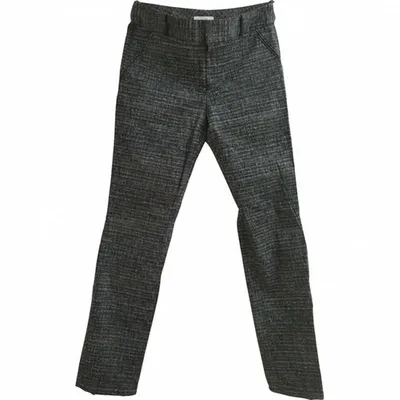 Pre-owned Calvin Klein Straight Pants In Multicolour