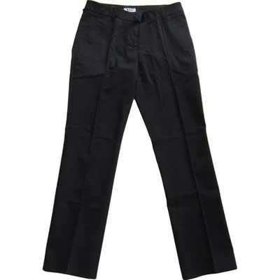 Pre-owned Moschino Cheap And Chic Chino Pants In Black