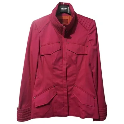 Pre-owned Carolina Herrera Biker Jacket In Pink