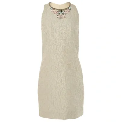 Pre-owned Matthew Williamson Mid-length Dress In Grey