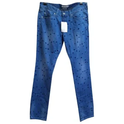 Pre-owned Isabel Marant Slim Jeans In Blue